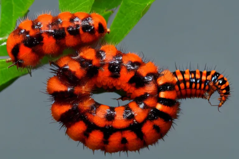 Image similar to hickory horned devil ( regal moth ) caterpillar award winning nature photography