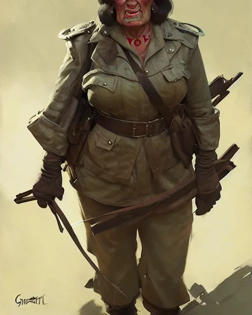 Image similar to orc ww 2 general | | realistic shaded, fine details, realistic shaded lighting painting by greg rutkowski, diego gisbert llorens, magali villeneuve, artgerm, jeremy lipkin, michael garmash, rob rey