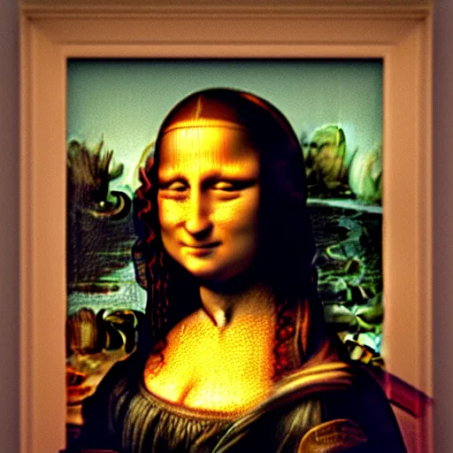 Prompt: the mona lisa, ((octane render))