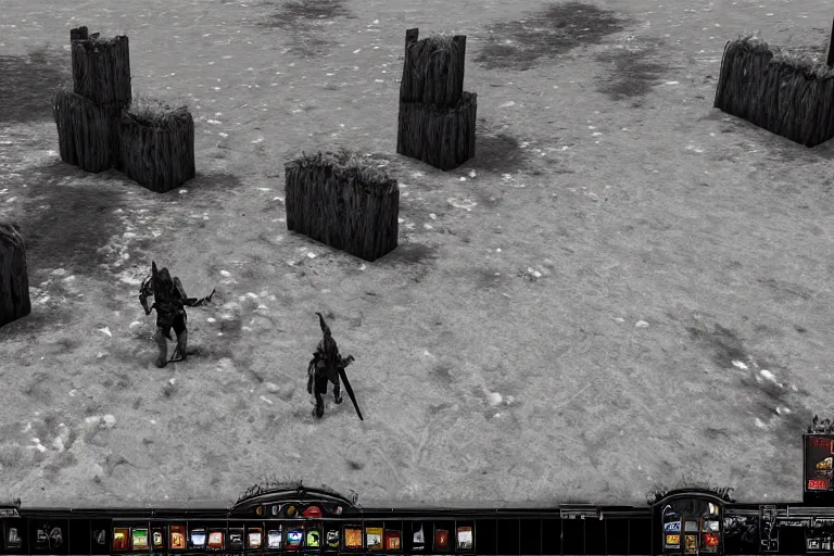 Image similar to gigachad in valorant, ingame screenshot, black and white, high detailed