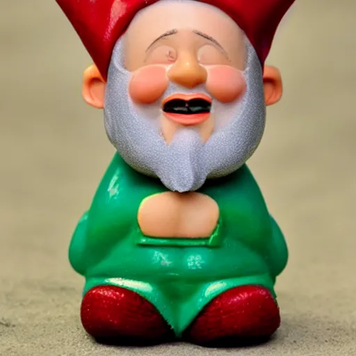 Image similar to a gnome that loves pinching bottoms