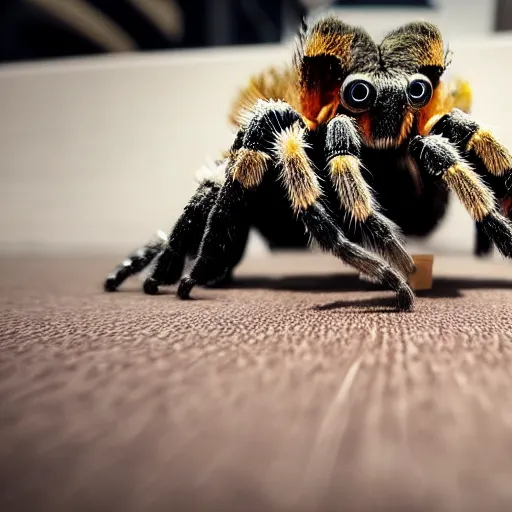 Image similar to a tarantula skateboarding in ny city, detailed, realistic, cinematic, intricate, realistic, hdr, 8 k