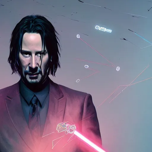 Image similar to keanu reeves as a sith, intricate artwork by tooth wu and wlop and beeple. octane render, trending on artstation, greg rutkowski very coherent symmetrical artwork. cinematic, hyper realism, high detail, octane render