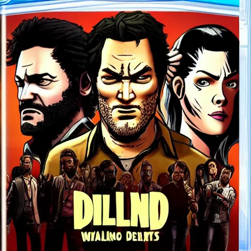 Image similar to tarantino walking dead telltale, telltale games style, symmetric!!, 4 k full hd,