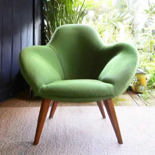 Prompt: avocado armchair