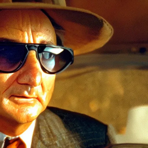 Image similar to bill murray in fear and loathing