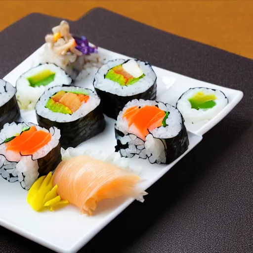 Image similar to Sushi, but people instead of fish