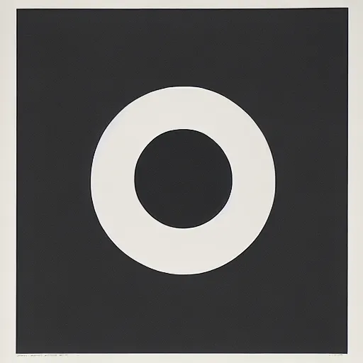 Prompt: minimal geometric sun symbol by karl gerstner, monochrome