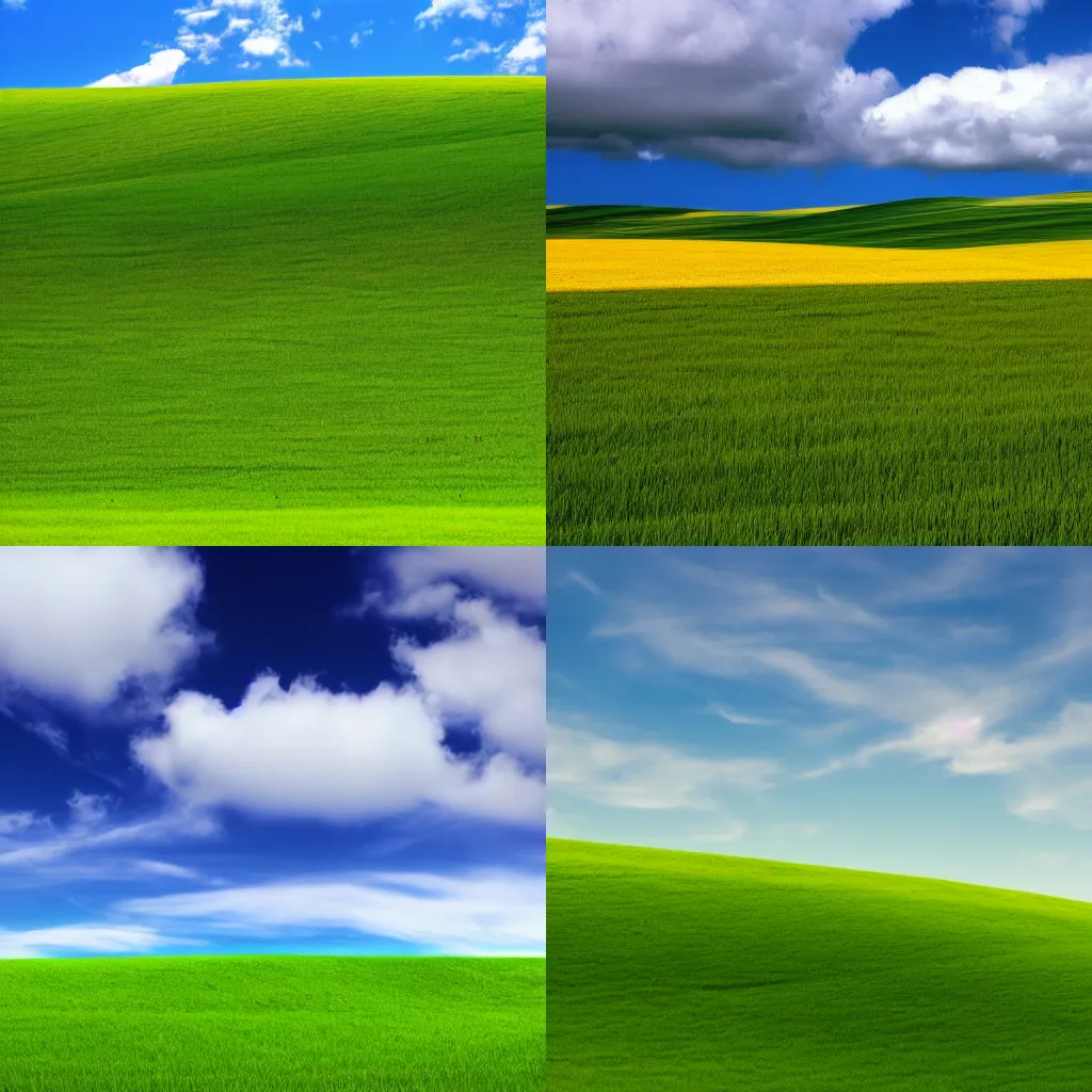 Prompt: The Windows XP background