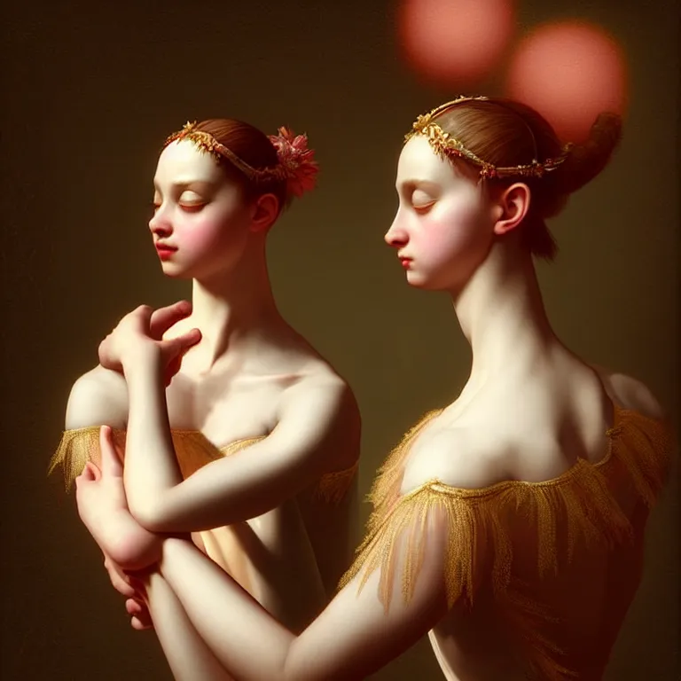 Prompt: epic professional digital art of sweet ballerina accent lighting, painted, intricate, detailed, cheery, fun, effervescent, by roberto ferri, epic, stunning, gorgeous, much wow, much detail, cinematic, masterpiece, unreal engine render