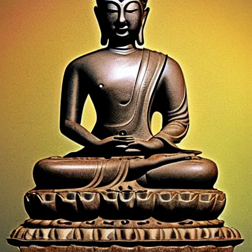 Image similar to statue of buddha in pulp fiction