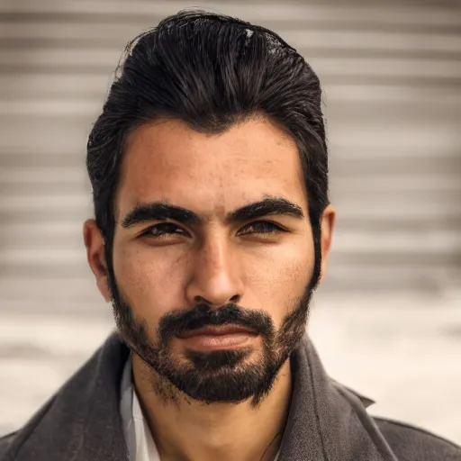 Image similar to Camilo Cesar Augusto Gomez Chaparro, face and body, perfect face proportions, groomed facial hair, handsome, anthropologist , 8k, cinematic, reality,