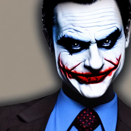 Image similar to Ben Shapiro as the joker