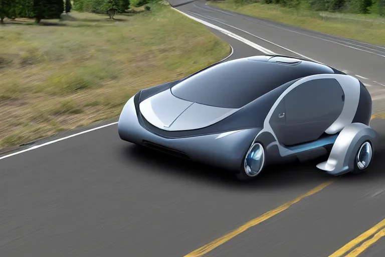 Prompt: a high-detailed picture of a driving autonomous car, 8k, photo-realistic