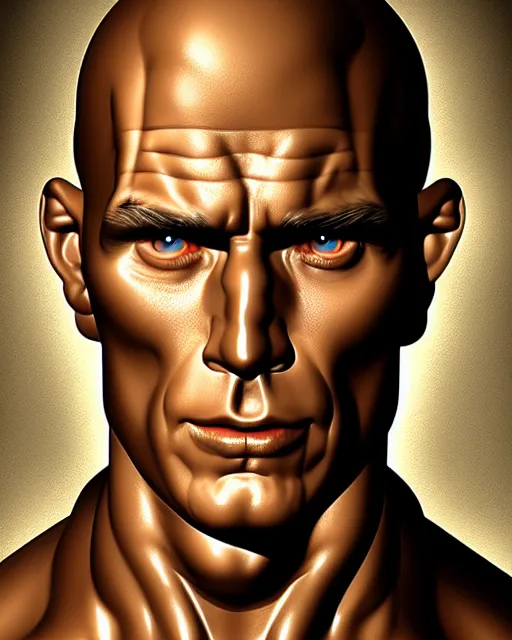 Image similar to portrait of doc savage, fantasy character portrait, ultra realistic, concept art, intricate details, highly detailed by soft light, volumetric light, misty, james bama