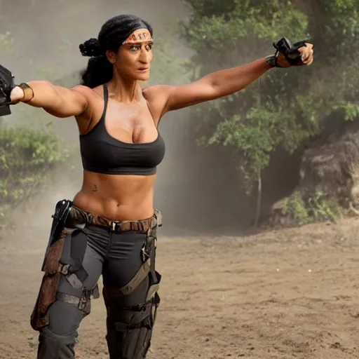 Image similar to tracee ellis ross as lara croft