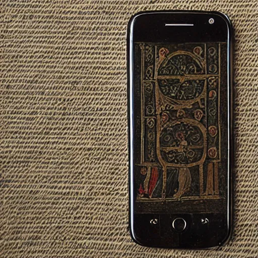 Image similar to smartphone from 1200s'