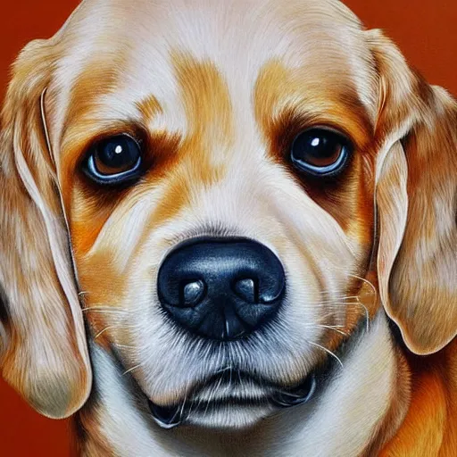 Prompt: ultra detailed painting of a dog