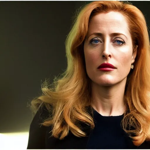 Prompt: gillian anderson as doctor who,