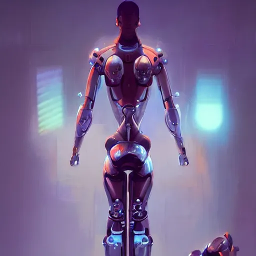 Image similar to scifi futurism automaton minimalism chrome by peter mohrbacher art Hajime Sorayama airbrush hyperrealism model abstract shatter fragments cubism futurism pastel blue soft flat minimal mark zuckerberg