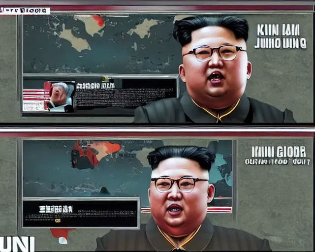 Image similar to kim jong un, counter strike global offensive, videogame