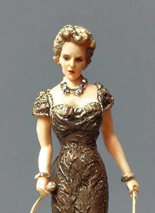 Image similar to Fine Image on the store website, eBay, Full body, 80mm resin detailed miniature of an attractive mature lady