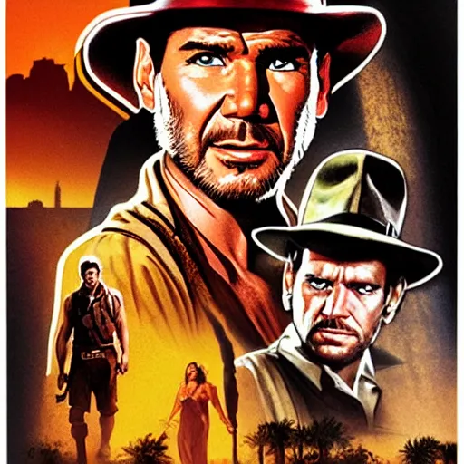 Image similar to indiana jones movie poster