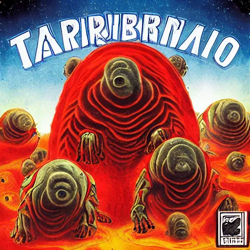 Image similar to tardigrade inferno album cover