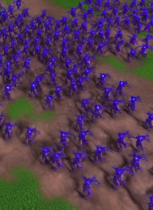 Prompt: photo of zerg rush, realistic, 8 k