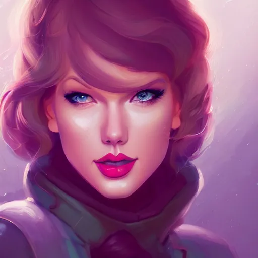 Image similar to a portrait of a beautiful april o'neil and taylor swift, art by lois van baarle and loish and ross tran and rossdraws and sam yang and samdoesarts and artgerm and saruei, digital art, highly detailed, intricate, sharp focus, trending on artstation hq, deviantart, unreal engine 5, 4 k uhd image