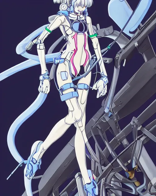 Image similar to Rei Ayanami by Masamune Shirow