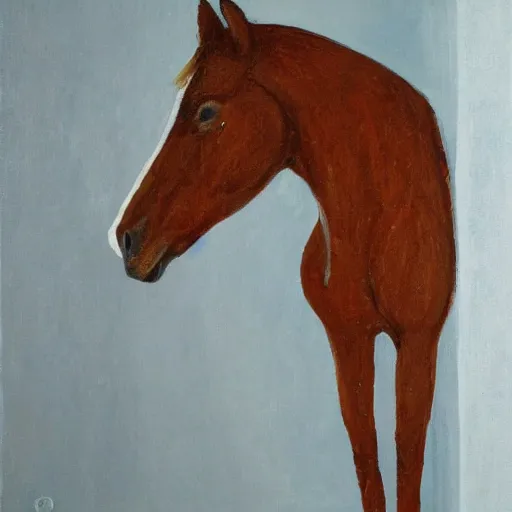 Image similar to Horse in my bathroom