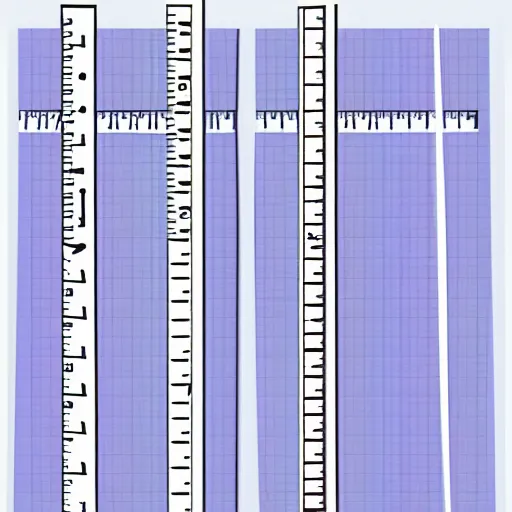 Image similar to a clip art of a ruler, vector image