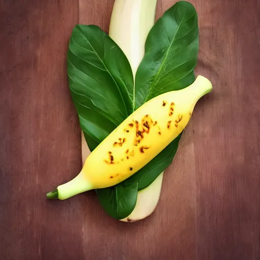 Prompt: A banana shaped bong, food photography