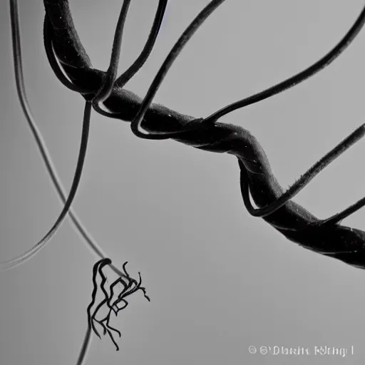 Image similar to tendrils of a climber, award winning black and white photography