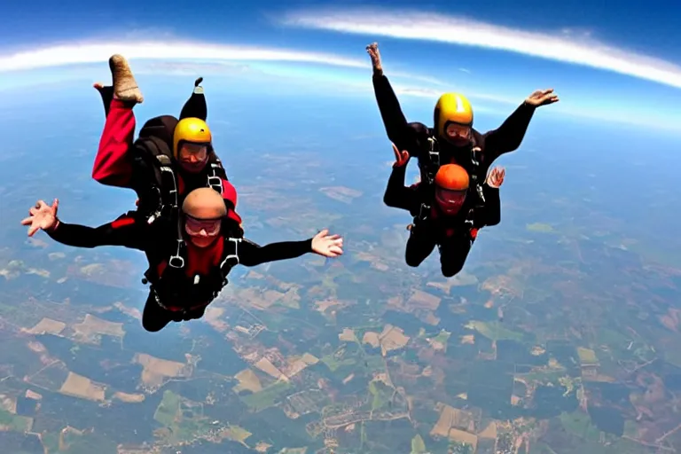 Image similar to sky diving without a parachute