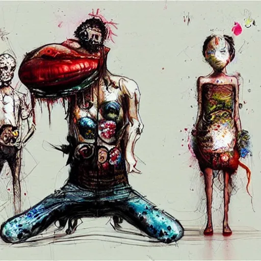 Image similar to concept art by david choe