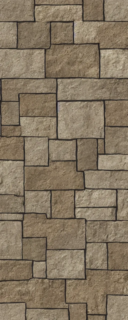 Image similar to texture map of beige stone with rectilinear engraving