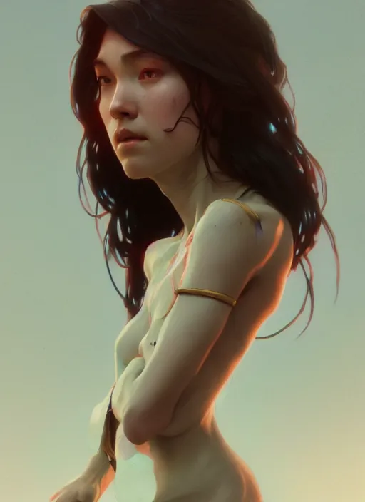 Image similar to life without nose, highly detailed, 4 k, hdr, award - winning, octane render, cycles render, artstation, concept art by artgerm and greg rutkowski and alphonse mucha and joongwon charles jeong