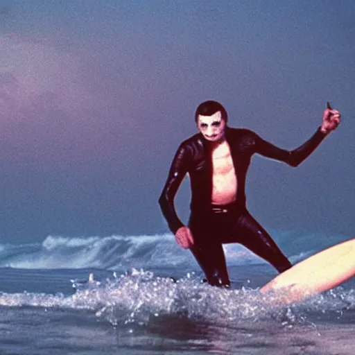 Image similar to surf dracula, film still