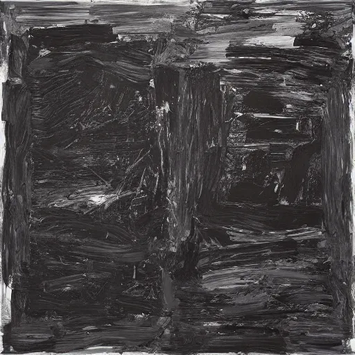 Image similar to vantablack by clyfford still, behance, lyrical abstraction, behance hd, black background