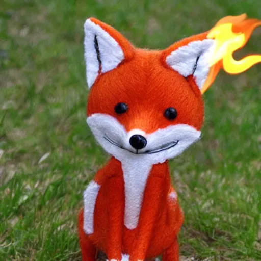 Prompt: fire fox