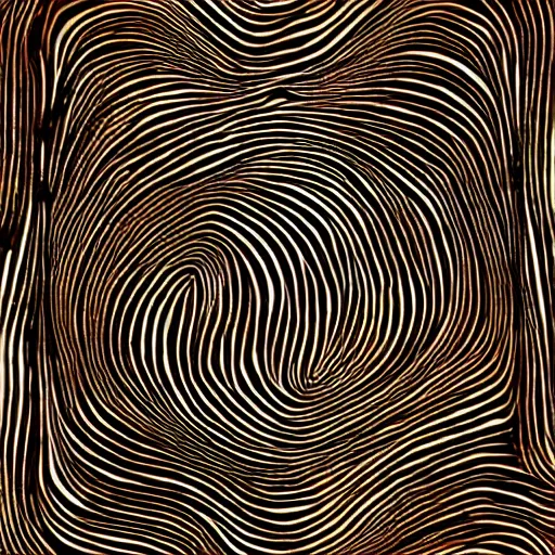 Image similar to fingerprints patterns become wood pattern expressive beautiful typography rich hard edges high contrast brush