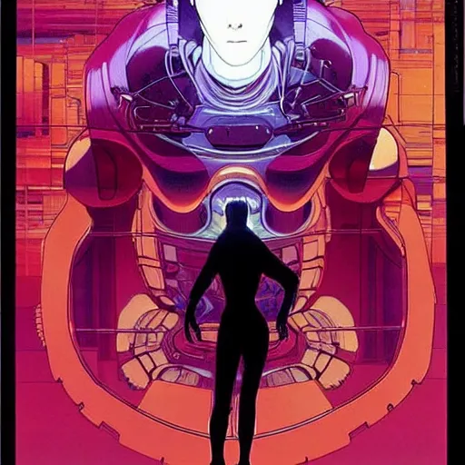 Image similar to Ghost in the shell. Moebius, cyberpunk, masterpiece