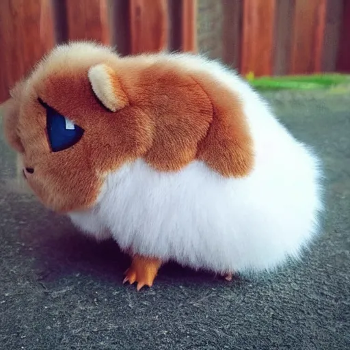 Prompt: real life Pokemon, cute!!!, fluffy!!!, ultra realistic!!!, golden hour, sharp focus