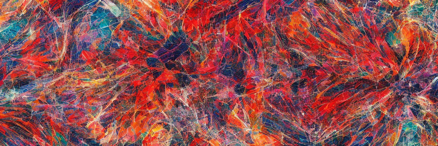 Image similar to abstract wallpaper design, popular on artstation