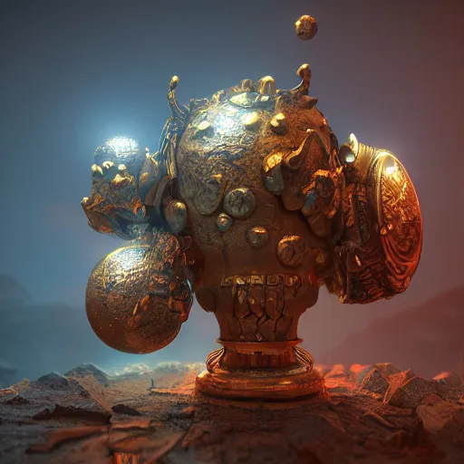 Image similar to magical artifact, octane render, intricate, artstation, dramatic lighting