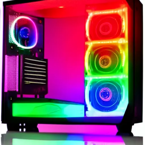 Image similar to RGB gaming pc