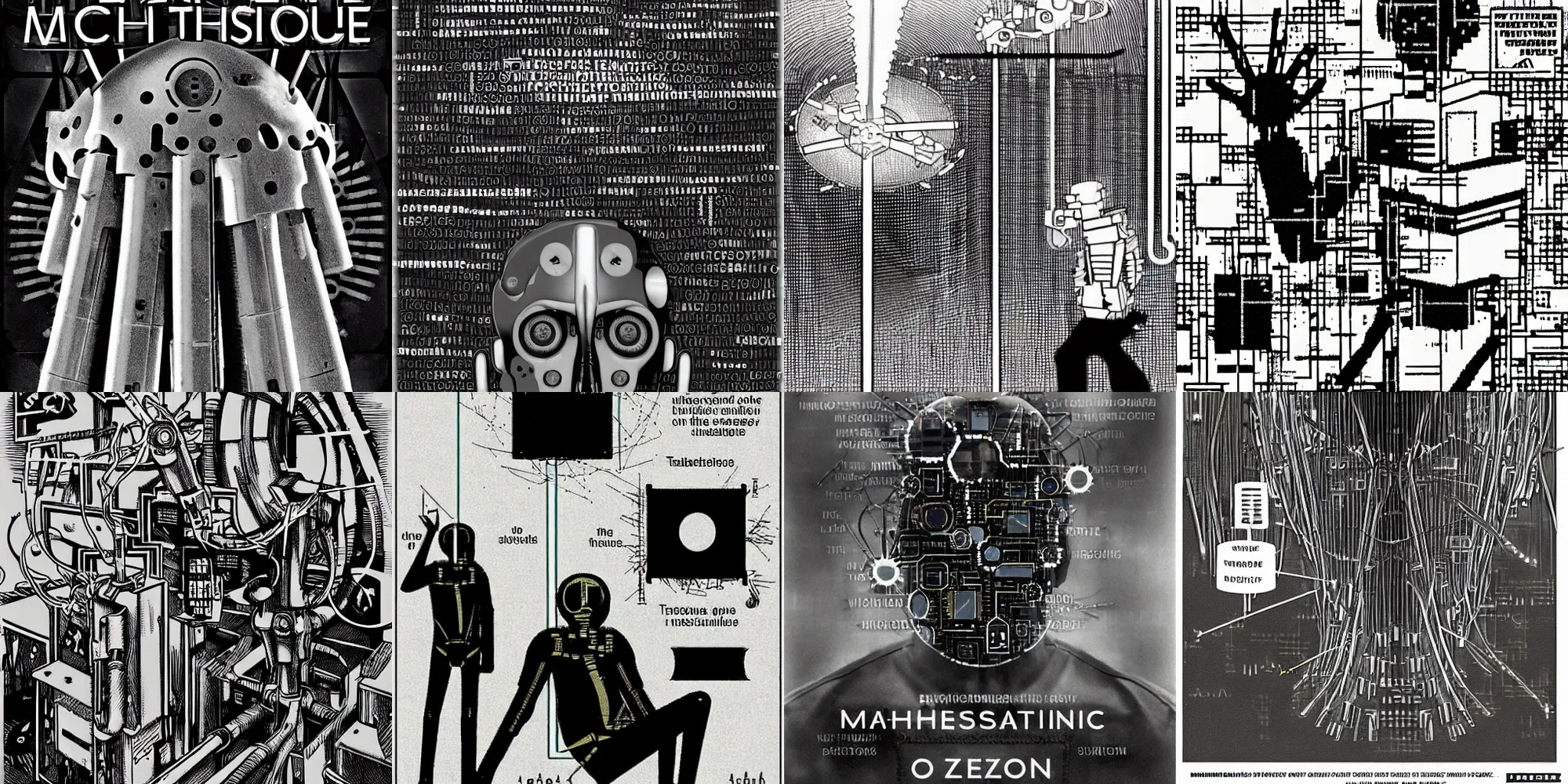 Prompt: Machinic desire can seem a little inhuman, as it rips up political cultures, deletes traditions, dissolves subjectivities, and hacks through security apparatuses, tracking a soulless tropism to zero control. This is because what appears to humanity as the history of capitalism is an invasion from the future by an artificial intelligent space that must assemble itself entirely from its enemy's resources, intricate, highly detailed, digital painting, artstation, concept art, smooth, sharp focus, illustration, Unreal Engine 5, 8K, art by artgerm and greg rutkowski and alphonse mucha