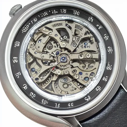 Prompt: watch dial that has never been seen before, stunning, cool, fun
